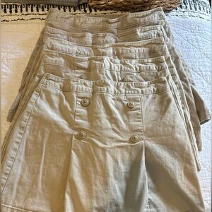 X5 Lot of School Uniforms Pleated Skort 5- Pack for Girls (14-16) stretch